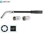 Wheel Brace 1/2", Telescopic handle