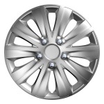 silver car wheel cover rapide nc 16