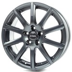 Alloy Wheel Rial Milano titanium 7.5x18" 5x108 ET45 middle hole 70.1
