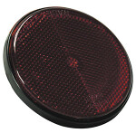 reflector red. round D=80MM RADEX