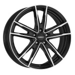 Alloy Wheel Dezent KF dark Black/polished 7.5x18" 5x114.3 ET40 middle hole 66.1