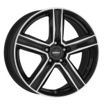 Alloy Wheel Dezent KG dark Black/polished 6.5x18" 5x114.3 ET32 middle hole 66.1