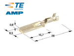 pin 6,3 AMP 0,8-2,1mm2 Slotted