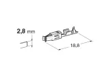 receptacle 2.8mm JPT F280