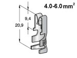 receptacle UNI F630. 4.0-6.0mm2 for cables