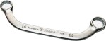 Wrench ring, Double sided/a, bent, profil: " U ", dimensions meter: 16x18 mm, length.: 194 mm