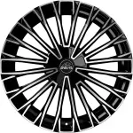 Alloy Wheel Antera A103 Piano Black Diamond 8.5x20" 5x114.3 ET40 middle hole 75