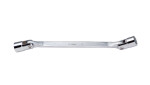 Wrench socket- with joint, Double sided, profil: 12- Point, dimensions meter: 14x15 mm, length.: 240 mm