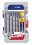 Metal drills set HSS fully ground 18pcs Ø2-10mm
