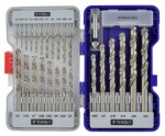 Metal drills set HSS 26pcs Ø2-13mm, countersink 16,5 mm