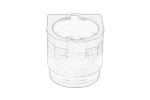 OE BMW 11 53 1 439 134 / water pump clamp fits: bmw 1 (f20), 3 (f30, f80), 5 (e60), 5 (e61), 5 (f10), 5 (f11) 1.5-4.8 07.03-06.19