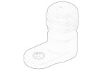 OE BMW 11537519733 / gasket, radiator hose (plug) fits: bmw 5 (e60), 5 (e61), 7 (e65, e66, e67) 2.2/2.5/3.0 12.01-12.10