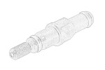 OE BMW 11 53 7 600 590 / cooling system connection pipe fits: bmw 1 (f20), 1 (f21) 1.5/1.6/2.0 07.11-06.19