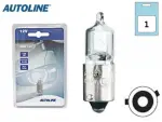 Metallsokliga BULB 12V H6W, BAX9s