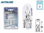 glass socket bulbs 12V T10, W3W, W2.1x9.5d