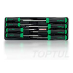 TOPTUL tool set - screwdrivers torx tamper: T9, T10, T15, T20, T25, T27, T30, T40,