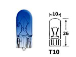 glass socket BULB 12V T10, W2.1x9.5d