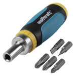 with ratchet bit holder 109mm + 5 adapters