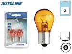 Metal socket bulb couple 12V PY21W, BAU15s