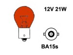 Metallsokliga BULB 12V BA15s