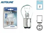 Metallsokliga bulbs 12V P21/4W, BAZ15d
