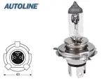 halogen bulb H19 12V 60/55W, PU43t-3