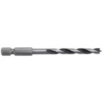 wood drill bit 4mm / 1/4" shaft
