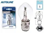 Metallsokliga BULB 12V 35/35W (BA20d)