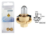 with plastic socket BULB 12V 1.5W (Bx8.4D)