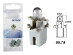 with plastic socket BULB 12V 1.2W (B8.7D)