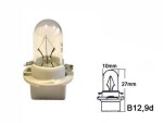 with plastic socket BULB 12V 2W (B12.9D)