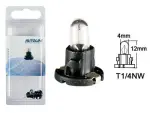 with plastic socket BULB 12V 1.2W (T1/4NW)