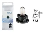 with plastic socket BULB 12V 1.2W (F4.8)