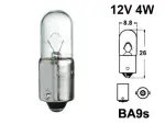 Metallsokliga BULB 12V T4W, BA9s