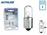 Metallsokliga bulbs 12V 4W (BA9s)