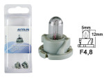 with plastic socket BULB 12V 1.8W (F4.8)