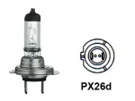 halogen bulb H7 12V 55W, (PX26d)