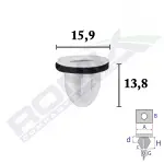 fixing light rear toyota, lexus package 10pc.