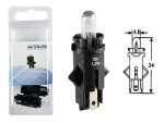 with plastic socket BULB 12V 1.2W (MFJF)