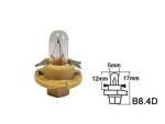 with plastic socket BULB 12V 1.5W (B8.4D)