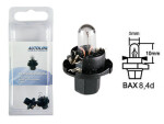 with plastic socket BULB 12V 1.2W (BAX8.4D)