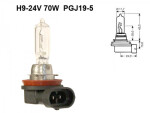 halogen bulb H9 24V 70W, (PGJ19-5)