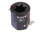 torx Impact Socket e24 3/4" and 30mm 6 point handle (saf) triumf