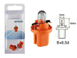 with plastic socket BULB 12V 1W (Bx8.5D)