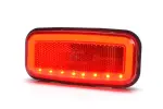 rear light left/right W225 (LED, brake light, Side marker light, reflector, position light rear, cable 3x0,5mm 0,25m)