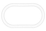 OE HONDA 15501-RBD-E01 / oil cooler seal fits: honda accord vii, civic viii, cr-v iii, fr-v 2.2d 01.04-