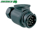 13-pin, plug 12V ISO 11446, Plastic