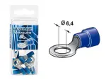 SILMUSKLEMM blue. 6,4 MM. 