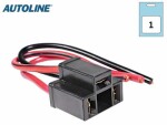 socket H4 H4-bulb, wires rear