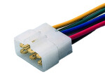 plug box 6-part male wired
